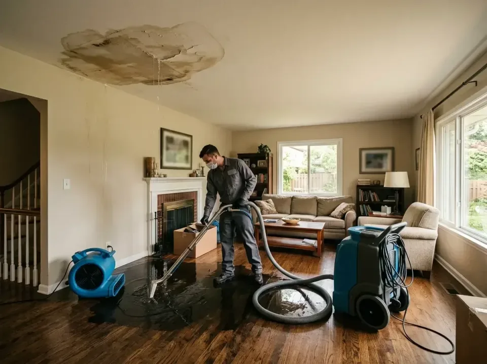 attic-pipe-burst-ceiling-drip-008 — frequently asked questions, Water Damage Restoration & Carpet Care in Parkville, MD